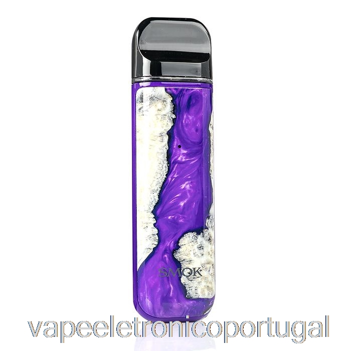 Vape Eletrônico Smok Novo 2 25w Pod Sistema Roxo Madeira Estabilizadora